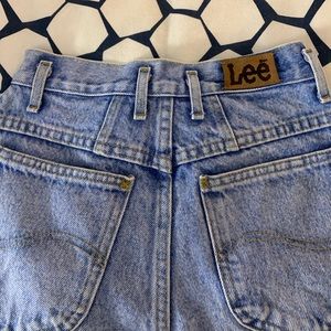 Vintage lee high rise denim